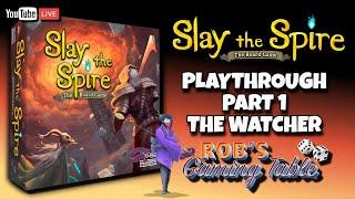 Slay the Spire: The Board Game Act 1 Playthrough (The Watcher Solo)