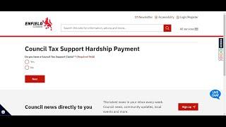 Council Tax Hardship Application Fund Video Guide