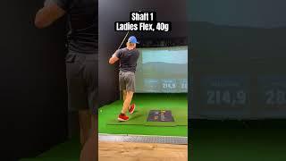 Both 150mph Club Speed but can you see the different in effort? #shorts #golf