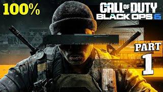 Call of Duty Black Ops 6 100% Walkthrough Full Gameplay Part 1 - All Collectibles & Achievements