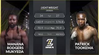 1ZoneMMA: Manana Rodgers Mukyeda vs Patrick Tookema Full Fight