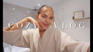 COZY VLOG | Hollies Farm Shop, Homemade Buffalo burgers, Baking, skincare + more