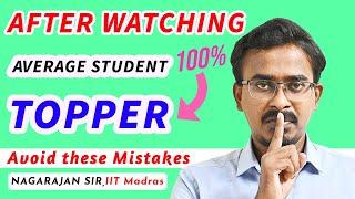 5 Common mistakes to avoid to become Toppers in Class | How to become a topper