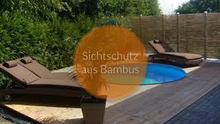 GH Produkt Video - Sichtschutz aus Bambus