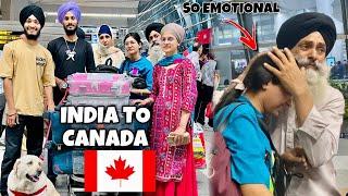 INDIA TO CANADA FULL JOURNEY | SO EMOTIONAL 
