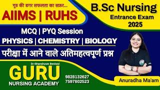 PHYSICS  MOTION IN PLANE (AIIMS I RUHS) CH. WISE MCQ | BSC NURSING | PARAMEDICAL | BSC MCQ | By GNA.