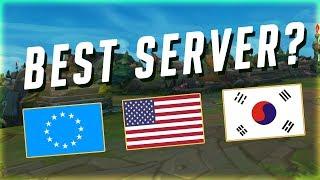 WHAT is the better SERVER? Korea vs EUW vs NA | Midbeast