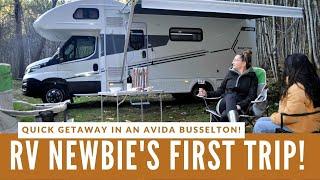 RV Newbie's First Trip in a Motorhome!