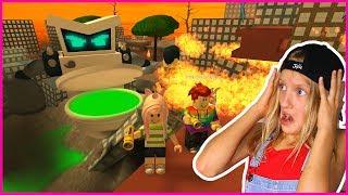 Eaten by GIANT TURBO TOILET at SCHOOL with FREDDY!!!