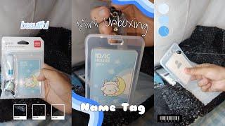 Unboxing DELI's Name Tag | mini unboxing