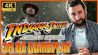 INDIANA JONES & LE CERCLE ANCIEN  3H DE GAMEPLAY en 4K : ça vaut quoi ?!