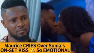 Maurice Sam CRIES Over Sonia Uche's ON-SET KISS  So EMOTIONAL #soniauche #mauricesam #soniauchetv