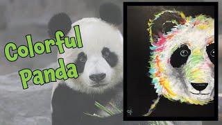 Colorful Panda Painting Tutorial