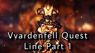 ESO: COMPLETING EVERY QUEST IN THE GAME - Vvardenfell Quest line!! (Part 1)