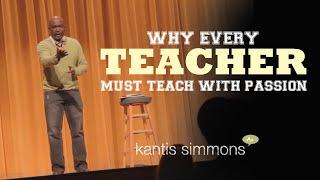 Kantis Simmons Speaks at Teacher Training on Passion in Education