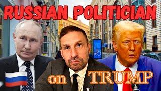 AMERICAN in RUSSIAinterviews Congress Man Dmitry Kuznetsov️in RED SQUARE 🟥 about TRUMP!️