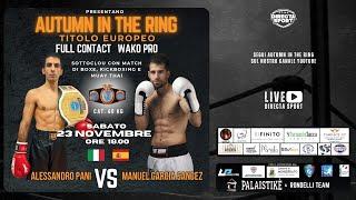 Boxe e Kick Boxing - Autumn in the Ring - Titolo Europeo Full Contact Wako-Pro