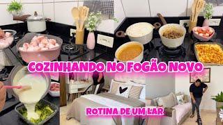 COZINHANDO NO FOGÃO NOVO | ORGANIZAÇÃO DO PLANEJADO | JANTAR CASEIRO DELÍCIA | MARYA ALVES 