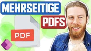 Rechnungen mit variabler Positionen Anzahl (Mehrseitige PDFs) | Power Apps