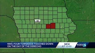National Weather Service confirms 4 tornadoes in Iowa during derecho