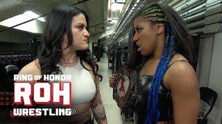 "I'm minion number 1 now" Diamante confronts the ROH Women's Champion Athena | ROH TV 03/06/2025