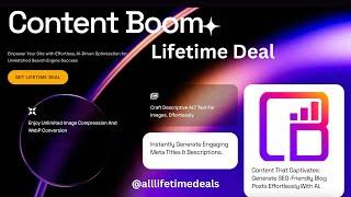 Content Boom Lifetime Deal - WordPress SEO with AI