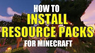 How to download RESOURCE PACKS in Minecraft | Install Vanilla Tweaks Texture Packs