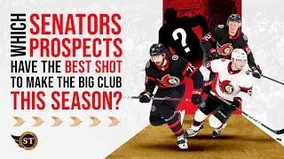 Which Ottawa Senators Prospects Have The BEST CHANCE To Play In The NHL This Year?