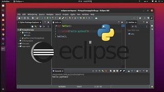 How to install PyDev on eclipse, write Python program , set interpreter and run in Ubuntu 20, 18