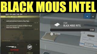 Loot and extract 2 pieces of Black Mous intel from Rohan Oil Call Of Duty DMZ