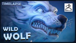 Sculpting WILD WOLF  - ZBrush Timelapse