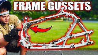 Turning a Broken 450R Into a Race Machine – Frame Fix + Gussets!