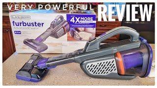 Black Decker FurBuster Cordless Handheld Vacuum for Pet Hair Review