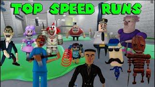 Best Speed Runs Scary Obby TOP 10 in Mr Stinky, Toby, Gary, Psycho, Gran, Nightmare,  AniTron