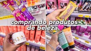 COMPRANDO PRODUTOS DE AUTOCUIDADO 🩷 maquiagens, skin care, produtos capilares