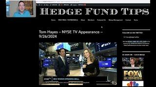 Hedge Fund Tips with Tom Hayes - VideoCast - Episode 258 - September 26, 2024