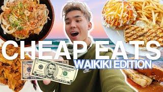 If You Love CHEAP EATS - WATCH THIS!! (Waikiki Hawaii Food Tour)