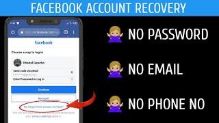 How to Recover Facebook Account Without Email , Phone Number or Password { EASY }  2023