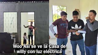 Willy le dio esta Sorpresa a Su mujer e Hija/luz eléctrica  en toda su casa/aun no lo puede creer 