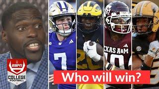 College Football LIVE | Sam Acho breaks down Week 6: Missouri vs Texas A&M; Michigan vs Washington