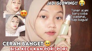 CARA MEMBUAT TONER ALAMI UNTUK MEMUTIHKAN DAN BIKIN WAJAH GLOWING!