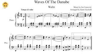 Waves Of The Danube by Ion Ivanovici (Piano Solo/Sheets)