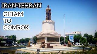 tehrangard driving tour in tehran from ghiam to gomrok - iran tehran 2022 / 1401