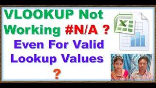 vlookup not working #na  | vlookup not working | vlookup with multiple criteria  |excel