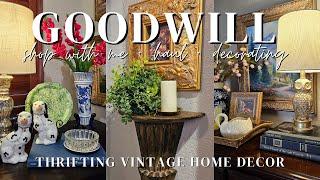 GOODWILL HOME DECOR THRIFTING & HAUL | Thrifted Vintage Decorating Inspiration