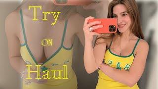 4К Try on Haul with Liza | NO BRA Summer DRESSES (2024)