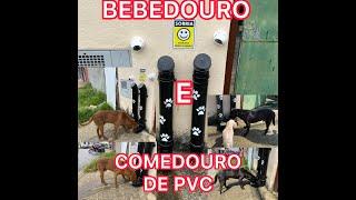 Como fazer comedouro e bebedouro de cano pvc para seu pet!!!