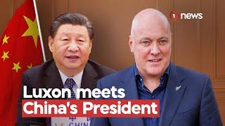 Luxon secures invitation to China after APEC meeting with Xi Jinping | 1News on TVNZ+