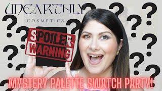 UNEARTHLY COSMETICS 2024 HALLOWEEN  MYSTERY PALETTE | LIVE SWATCHES + 2 LOOKS