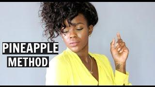 How I Sleep With Curly Hair At Night | Pineapple Method